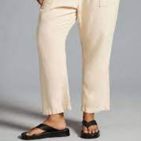Brand New Pilcro Linen Drawstring Cropped Pants - Picture 5 of 15